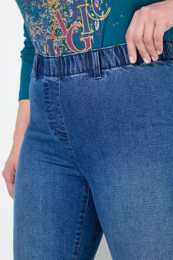 Plus size veliki brojevi Traperice uskih nogavica za punije