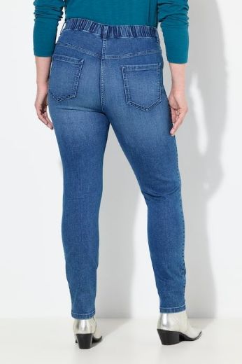 Plus size veliki brojevi Traperice uskih nogavica za punije