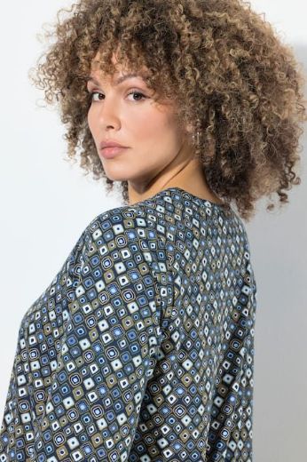 Plus size veliki brojevi Majica 3/4 rukava A kroja za punije