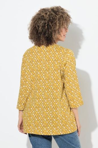 Plus size veliki brojevi Majica 3/4 rukava A kroja za punije