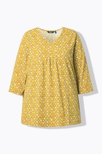 Plus size veliki brojevi Majica 3/4 rukava A kroja za punije