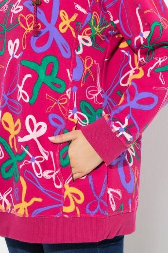 Plus size veliki brojevi Majica dugih rukava povišenog ovratnika za punije