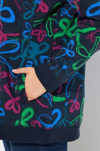 Plus size veliki brojevi Majica dugih rukava povišenog ovratnika za punije