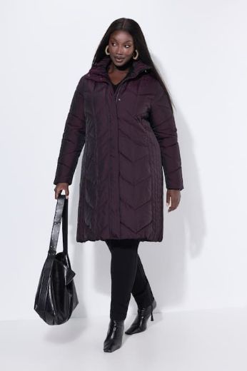 Plus size veliki brojevi Jakna prošivena dužeg kroja za punije