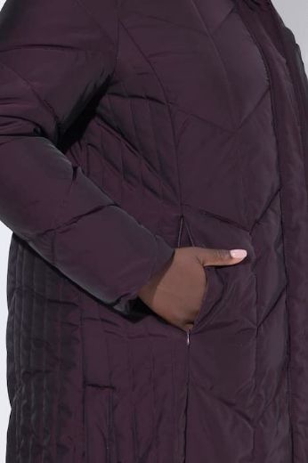 Plus size veliki brojevi Jakna prošivena dužeg kroja za punije