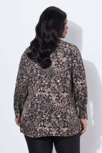 Plus size veliki brojevi Bluza elegantna dugih rukava za punije