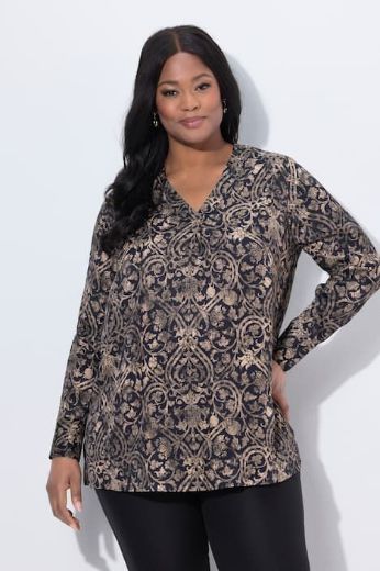 Plus size veliki brojevi Bluza elegantna dugih rukava za punije