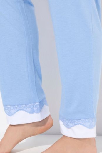 Plus size veliki brojevi Pidžama s dodatkom ukrasne čipke za punije