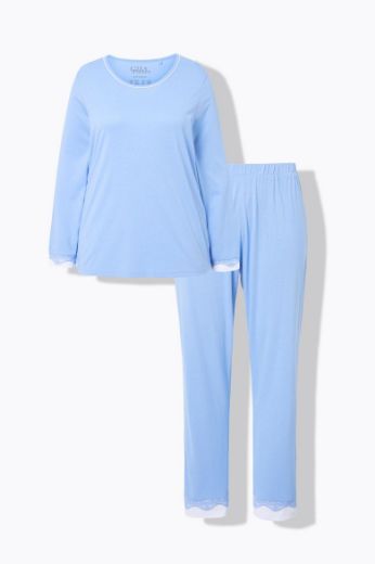 Plus size veliki brojevi Pidžama s dodatkom ukrasne čipke za punije