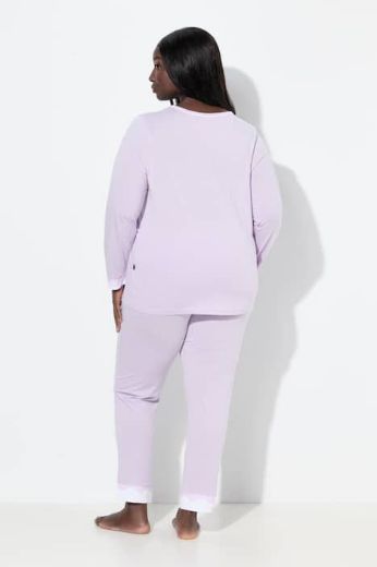 Plus size veliki brojevi Pidžama s dodatkom ukrasne čipke za punije