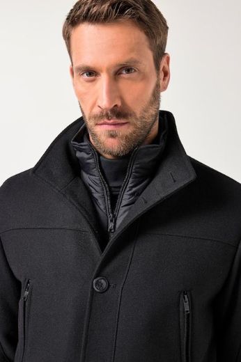 Plus size veliki brojevi Jakna od mješavine vune vodootporna za punije