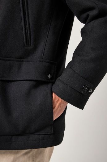 Plus size veliki brojevi Jakna od mješavine vune vodootporna za punije