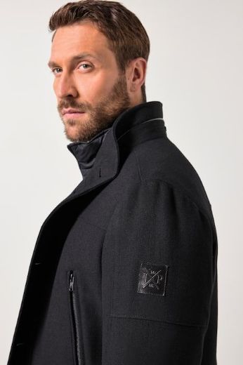 Plus size veliki brojevi Jakna od mješavine vune vodootporna za punije