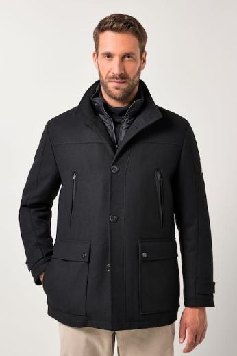 Plus size veliki brojevi Jakna od mješavine vune vodootporna za punije