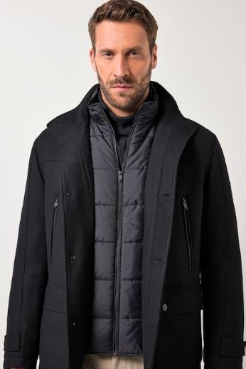 Plus size veliki brojevi Jakna od mješavine vune vodootporna za punije