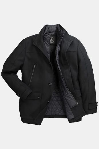 Plus size veliki brojevi Jakna od mješavine vune vodootporna za punije