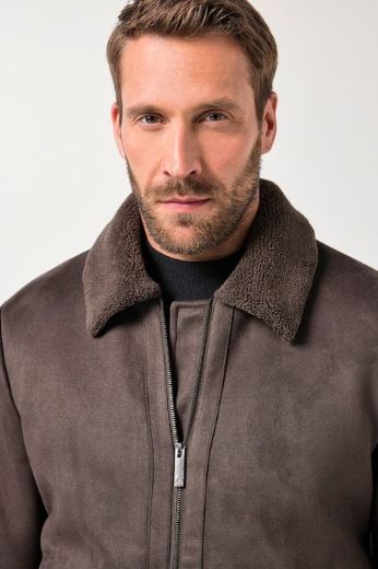 Plus size veliki brojevi Jakna imitacija kože podstavljena za punije