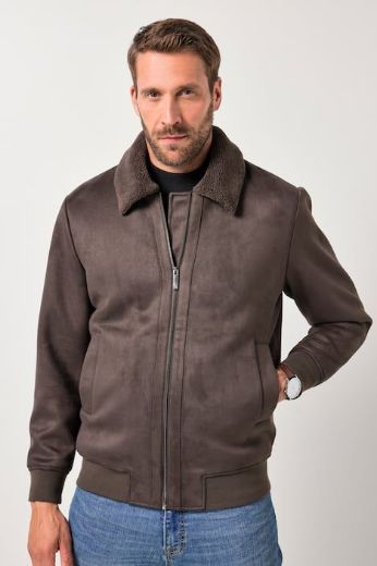 Plus size veliki brojevi Jakna imitacija kože podstavljena za punije