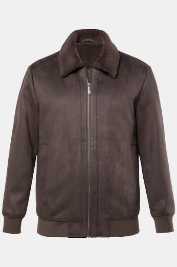 Plus size veliki brojevi Jakna imitacija kože podstavljena za punije