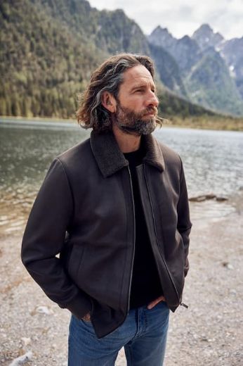 Plus size veliki brojevi Jakna imitacija kože podstavljena za punije