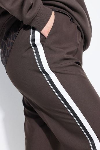 Plus size veliki brojevi Hlače elastičnog struka širokih nogavica za punije