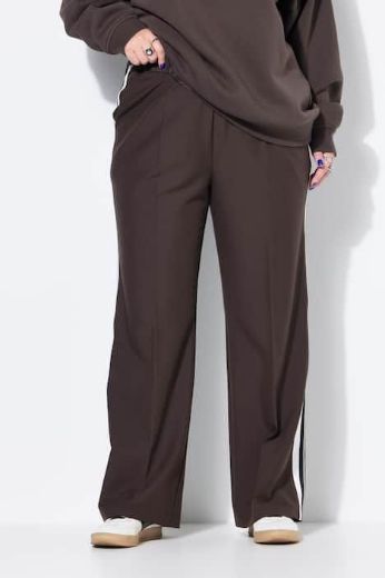 Plus size veliki brojevi Hlače elastičnog struka širokih nogavica za punije