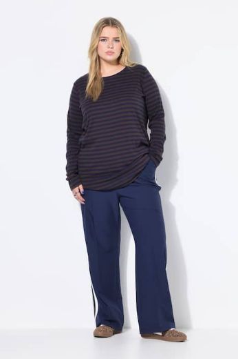 Plus size veliki brojevi Hlače elastičnog struka širokih nogavica za punije