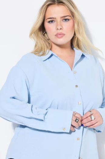 Plus size veliki brojevi Košulja dugih rukava šireg kroja za punije