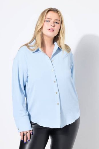 Plus size veliki brojevi Košulja dugih rukava šireg kroja za punije