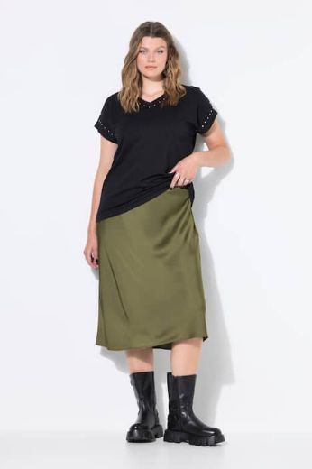 Plus size veliki brojevi Suknja midi A kroja za punije