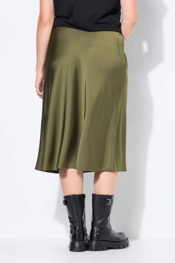 Plus size veliki brojevi Suknja midi A kroja za punije