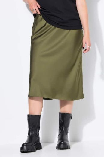 Plus size veliki brojevi Suknja midi A kroja za punije