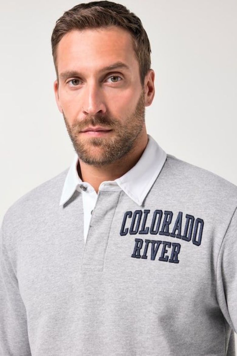 Plus size veliki brojevi Majica Polo dugih rukava za punije