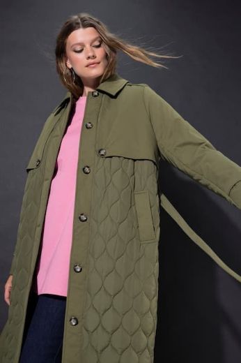 Plus size veliki brojevi Kaput dužeg kroja za punije