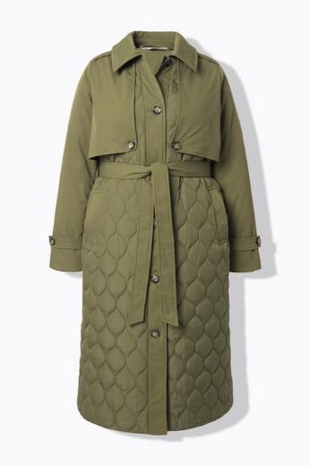 Plus size veliki brojevi Kaput dužeg kroja za punije