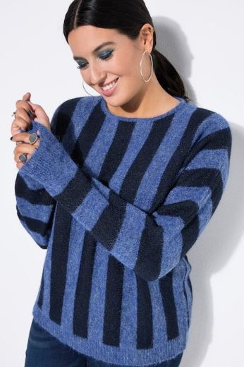 Plus size veliki brojevi Pulover dugih rukava šireg kroja za punije