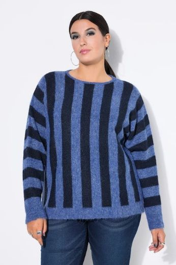 Plus size veliki brojevi Pulover dugih rukava šireg kroja za punije