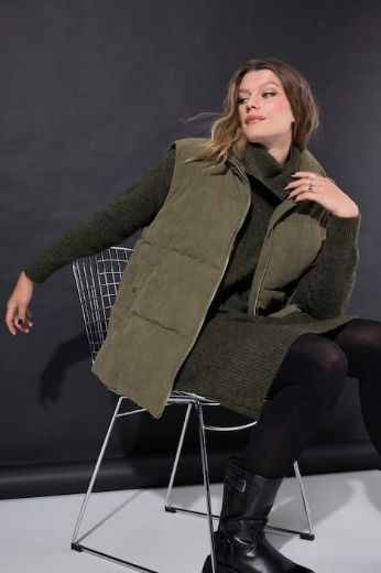 Plus size veliki brojevi Prsluk prošiveni za punije