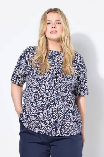 Plus size veliki brojevi Majica kratkih rukava šireg kroja za punije