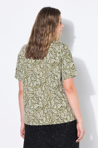 Plus size veliki brojevi Majica kratkih rukava šireg kroja za punije