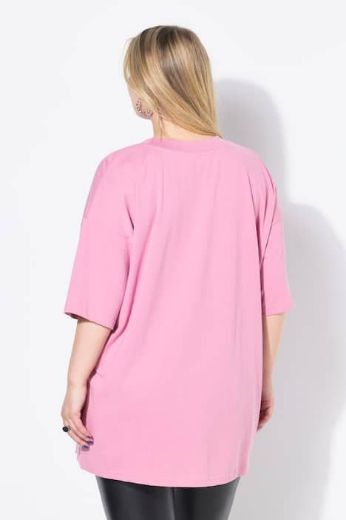 Plus size veliki brojevi Majica kratkih rukava šireg kroja za punije