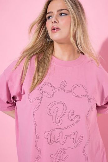 Plus size veliki brojevi Majica kratkih rukava šireg kroja za punije