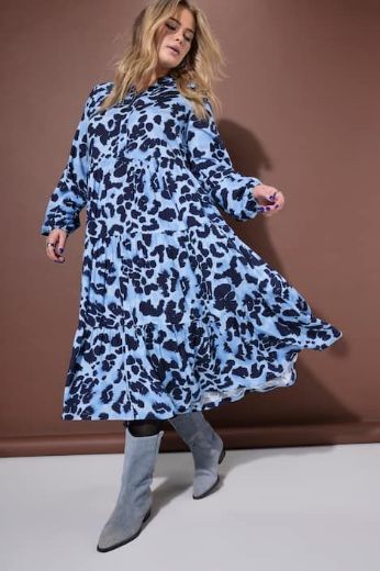 Plus size veliki brojevi Haljina A kroja dugih rukava za punije