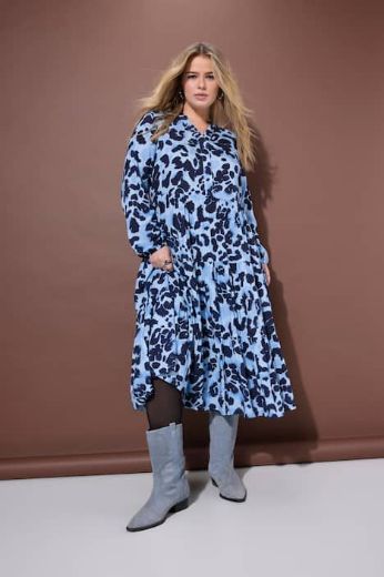 Plus size veliki brojevi Haljina A kroja dugih rukava za punije