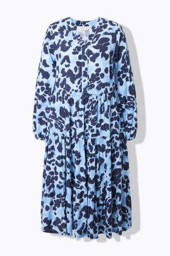 Plus size veliki brojevi Haljina A kroja dugih rukava za punije