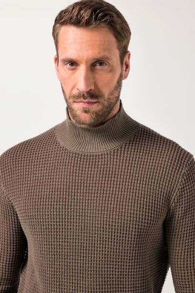 Veliki brojevi Pulover dugih rukava povišenog ovratnika moda za punije
