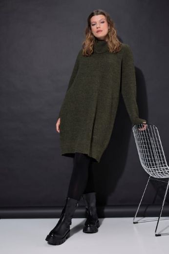 Plus size veliki brojevi Haljina pletena širi model za punije