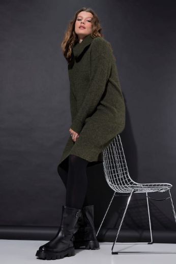 Plus size veliki brojevi Haljina pletena širi model za punije