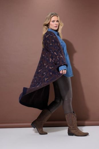 Plus size veliki brojevi Kardigan pleteni duži kroj za punije