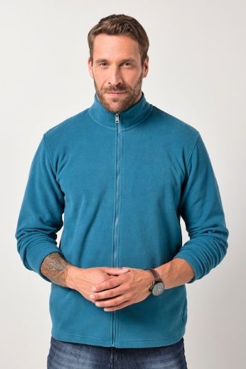 Plus size veliki brojevi Jakna od flisa povišenog ovratnika za punije